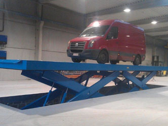 20 tonne low closed vehicle lift