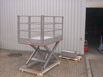 Stainless steel working platform for Off-Shore rig