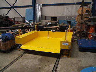 Zero height low closed lift table