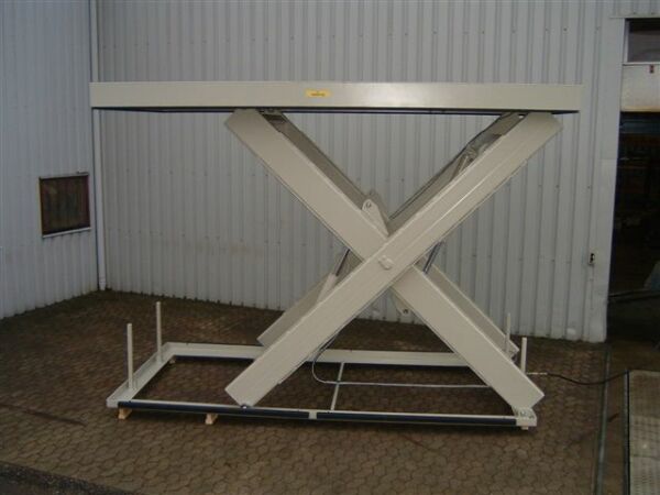 Heavy duty 10 tonne single scissor platform lift