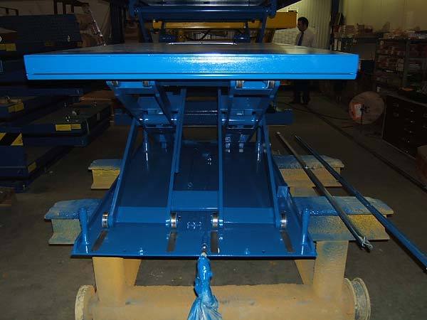 Heavy duty low closed lift table