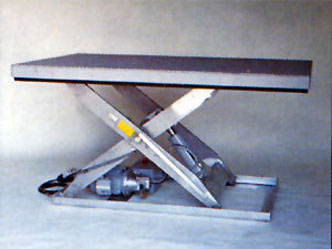 Lift table for hazardous area