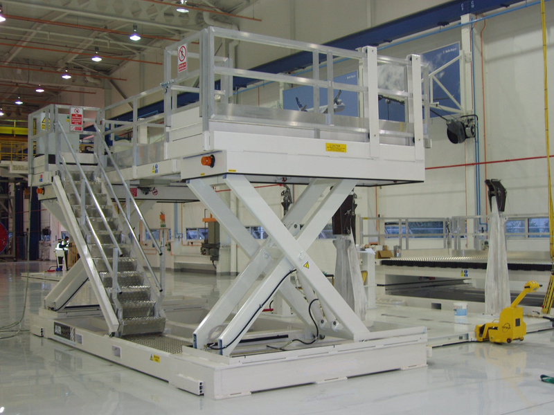 Aero Engine production lift tables (Section 1)