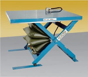 Compressed air powered pneumatic scissor lift (Section 1)