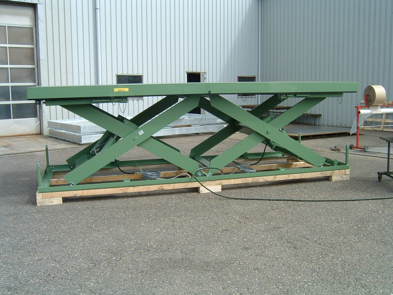 Double Horizontal lift table 5 tonnes (Section 1)