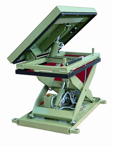 Lift and tilt scissor lift table (Section 1)