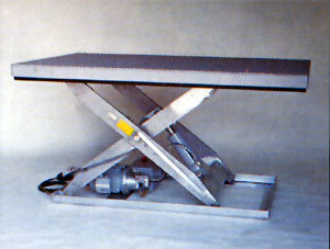 Lift table for hazardous area (Section 1)