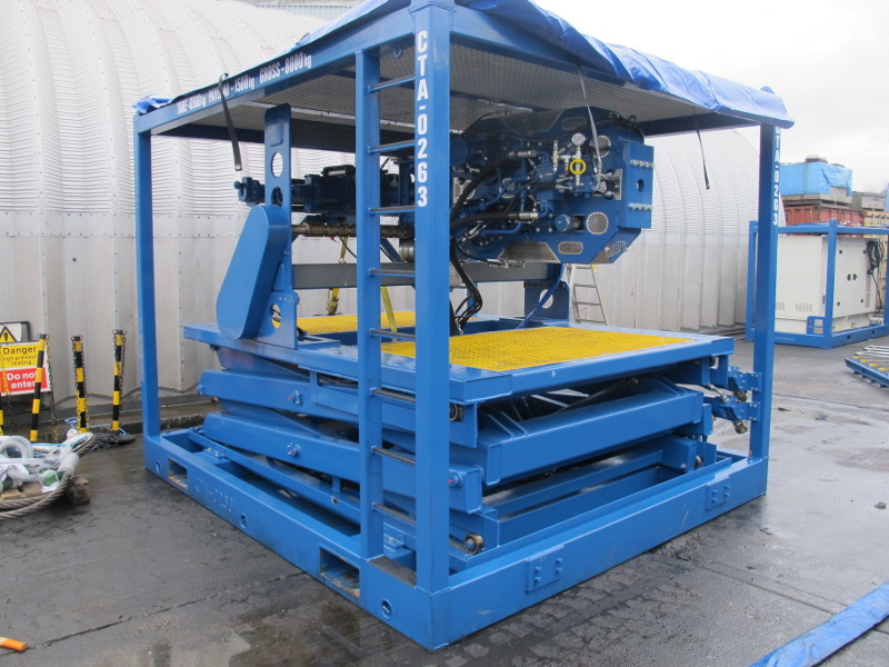 Portable scissor lift unit for off shore use (Section 1)